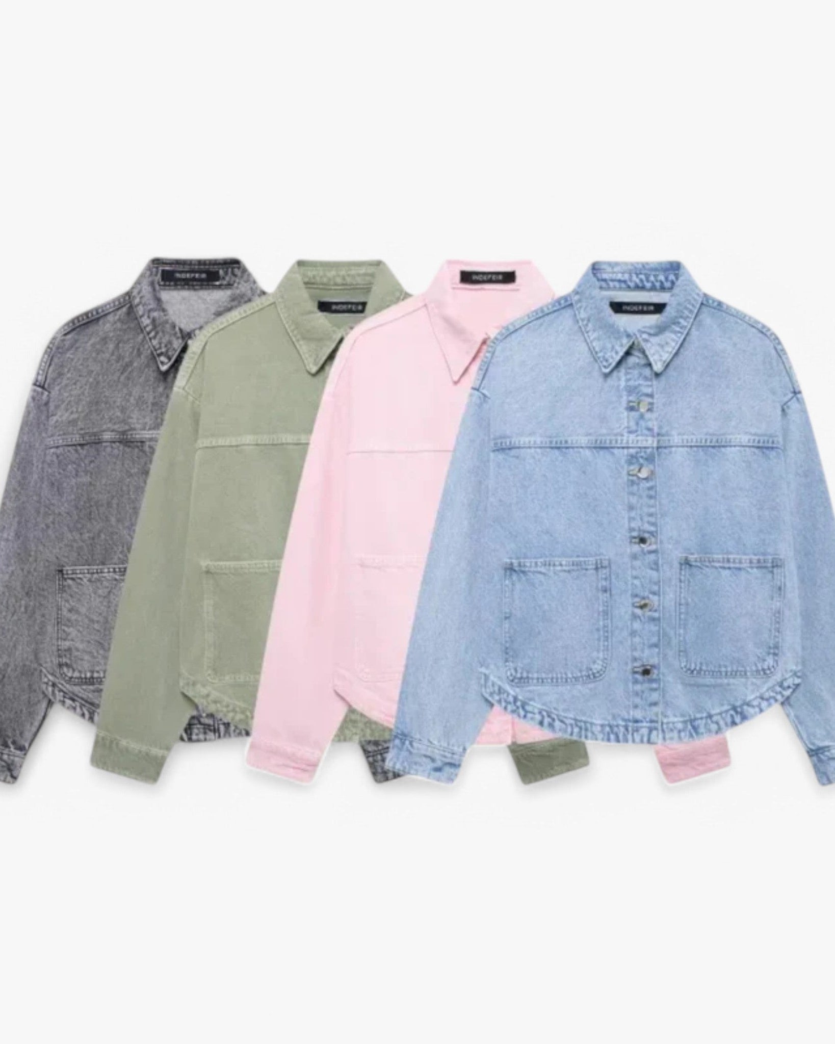 Amelie Denim Red | Cow Clothing