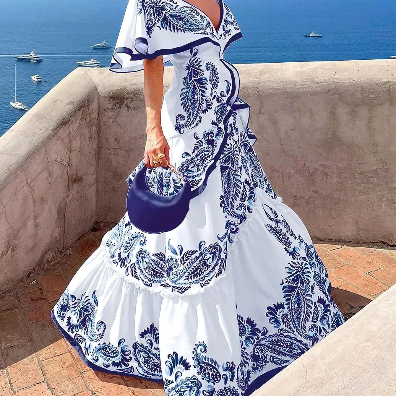 Diane | Alluring Dress with Flirty Ruffle Detail