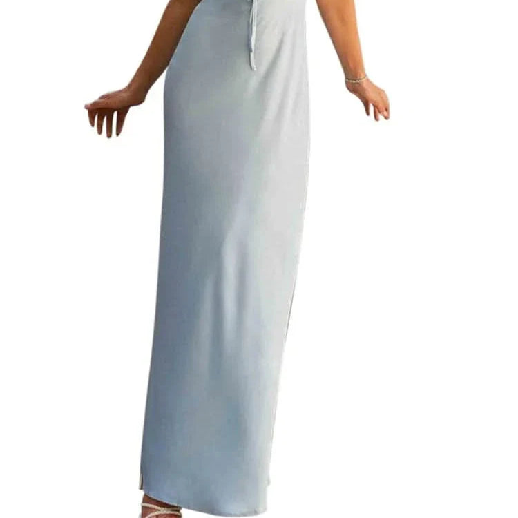 Women's Elegant Strap-Tie Front Dress