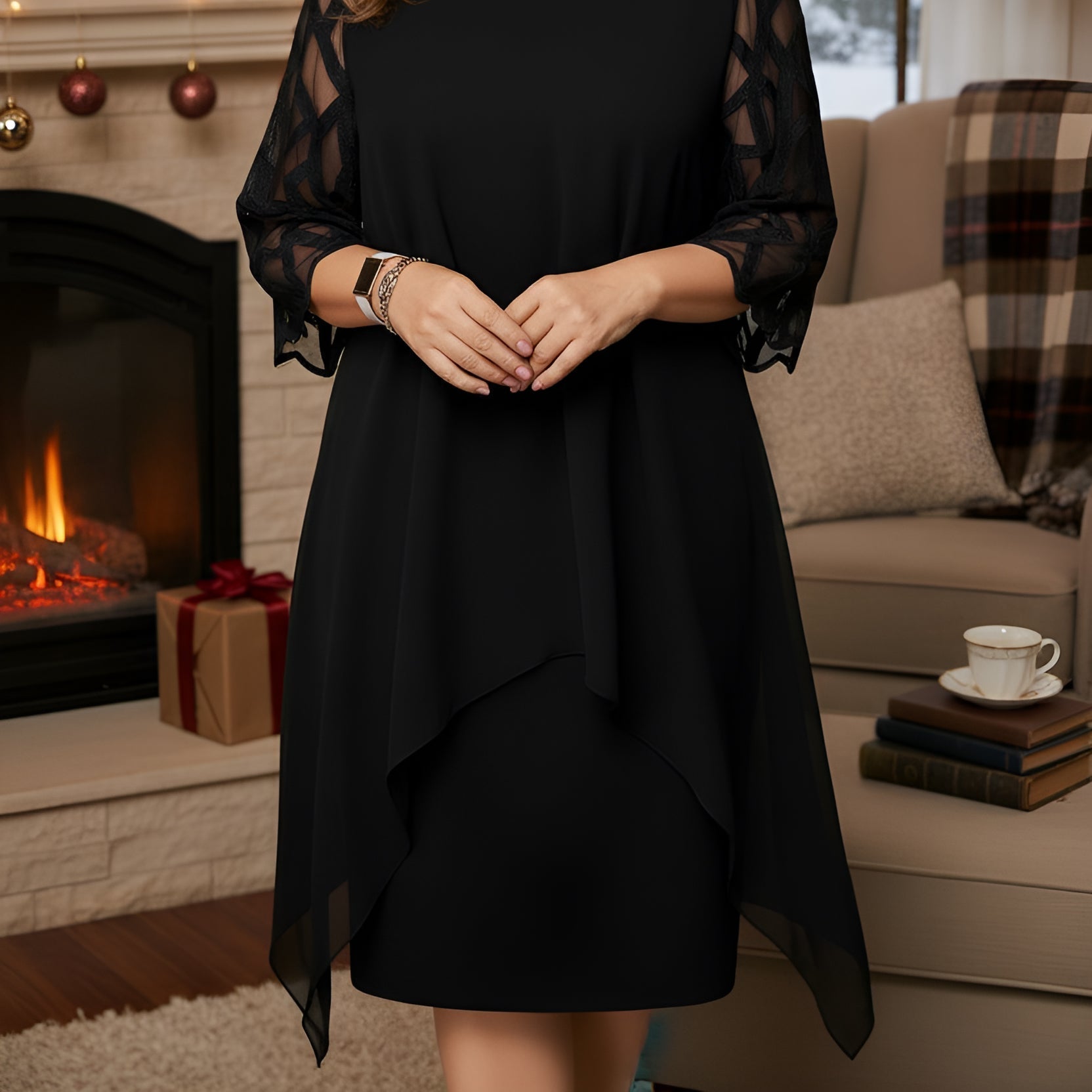 Josephine™ Elegant Lace Dress