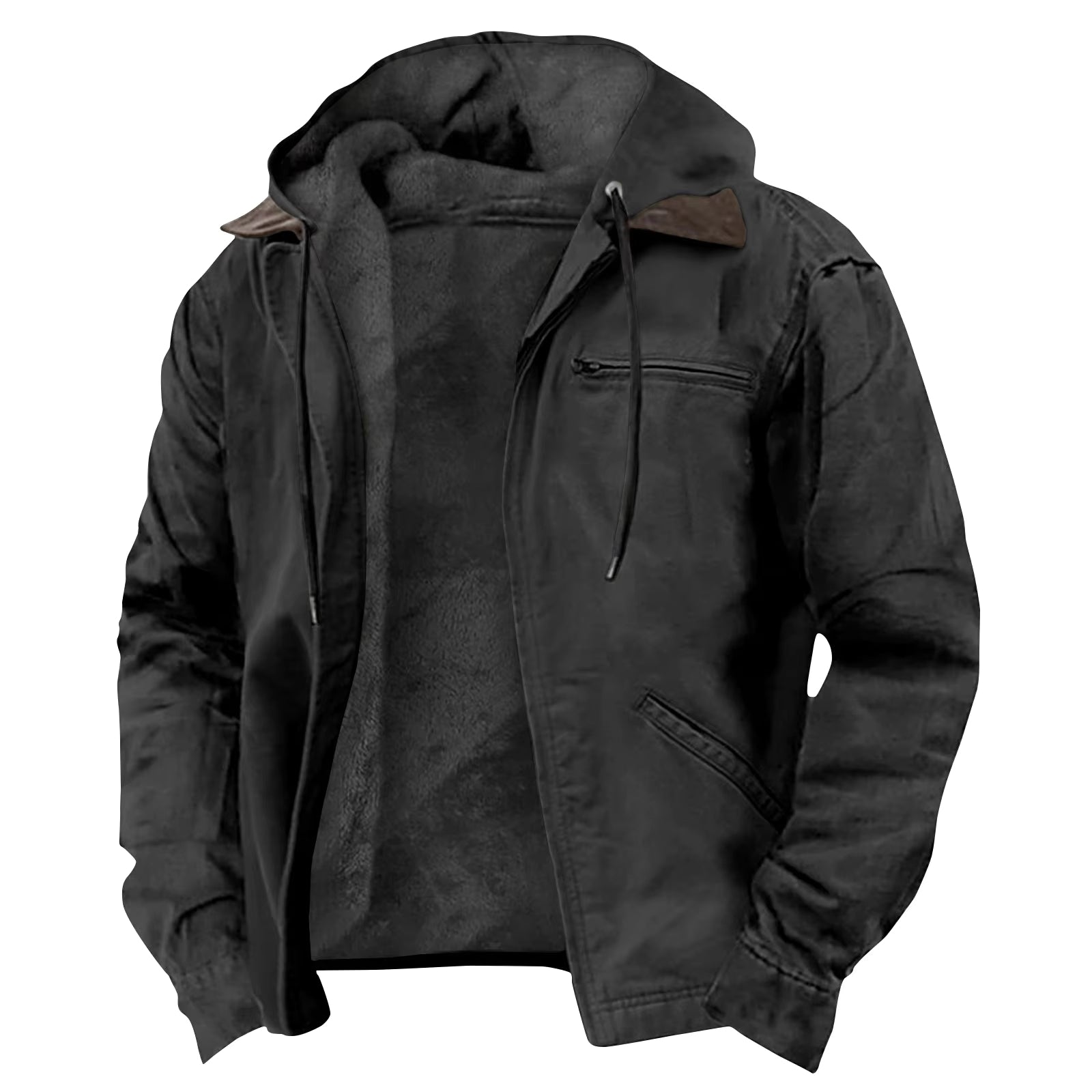 Nate Zip-Up Hooded Jacket – Waterproof & Windproof All-Weather Protection