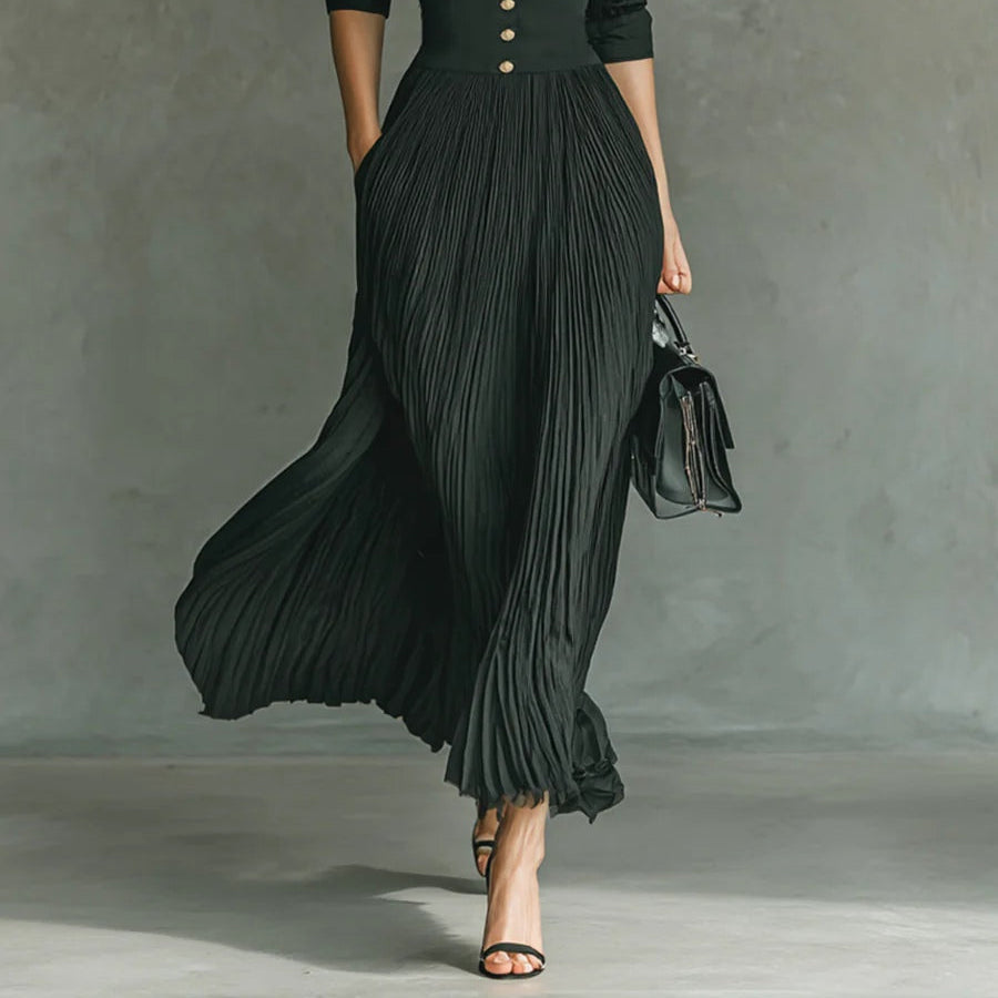 Maéline - Chic, Figure-Flattering Fitted-Waist Dress