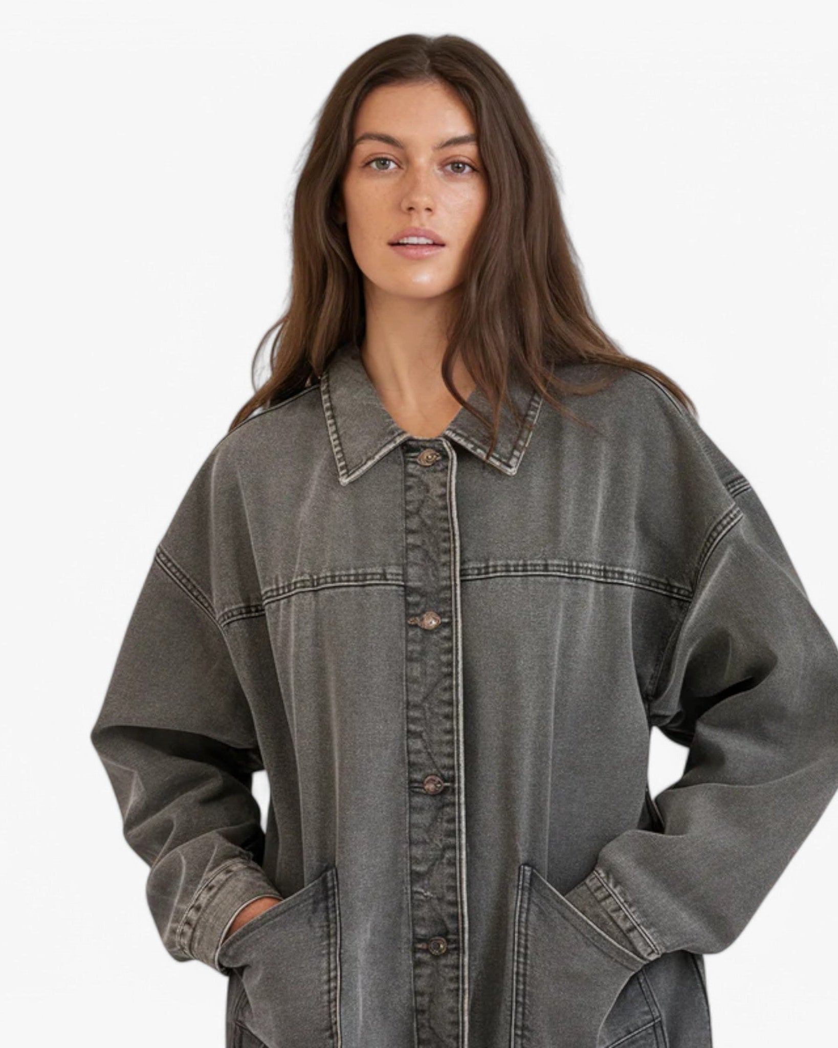 Amelie Denim Red | Cow Clothing