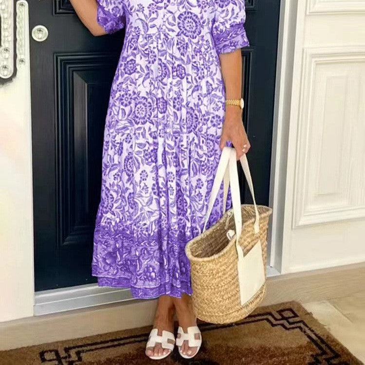 Keisha | Graceful V-Neck Floral