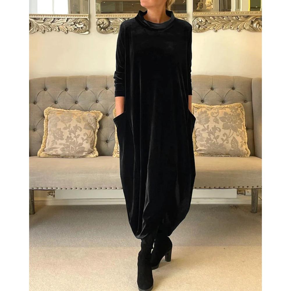 Aurelix Winter Dress - Chic and Cozy for Cold Days