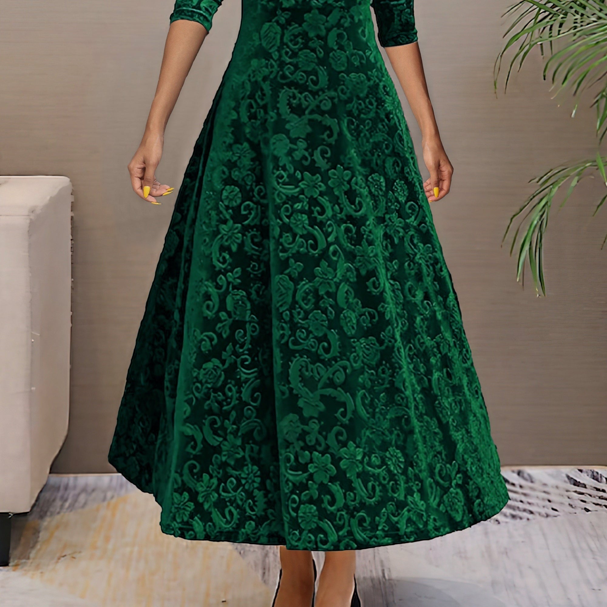 Denise Velvet Elegance Dress