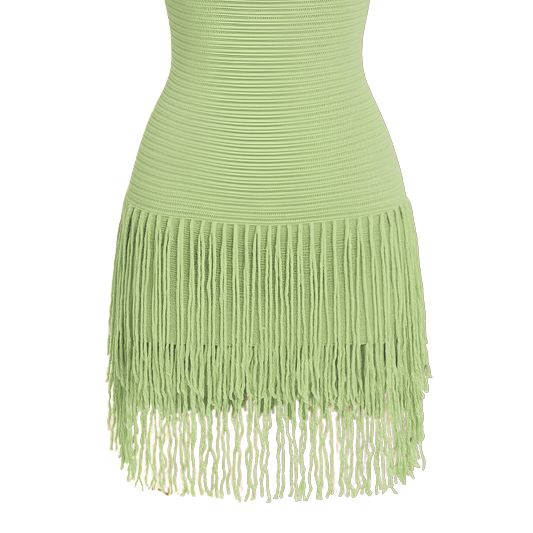 Women's Lillian Tassel-Trim Mini Dress