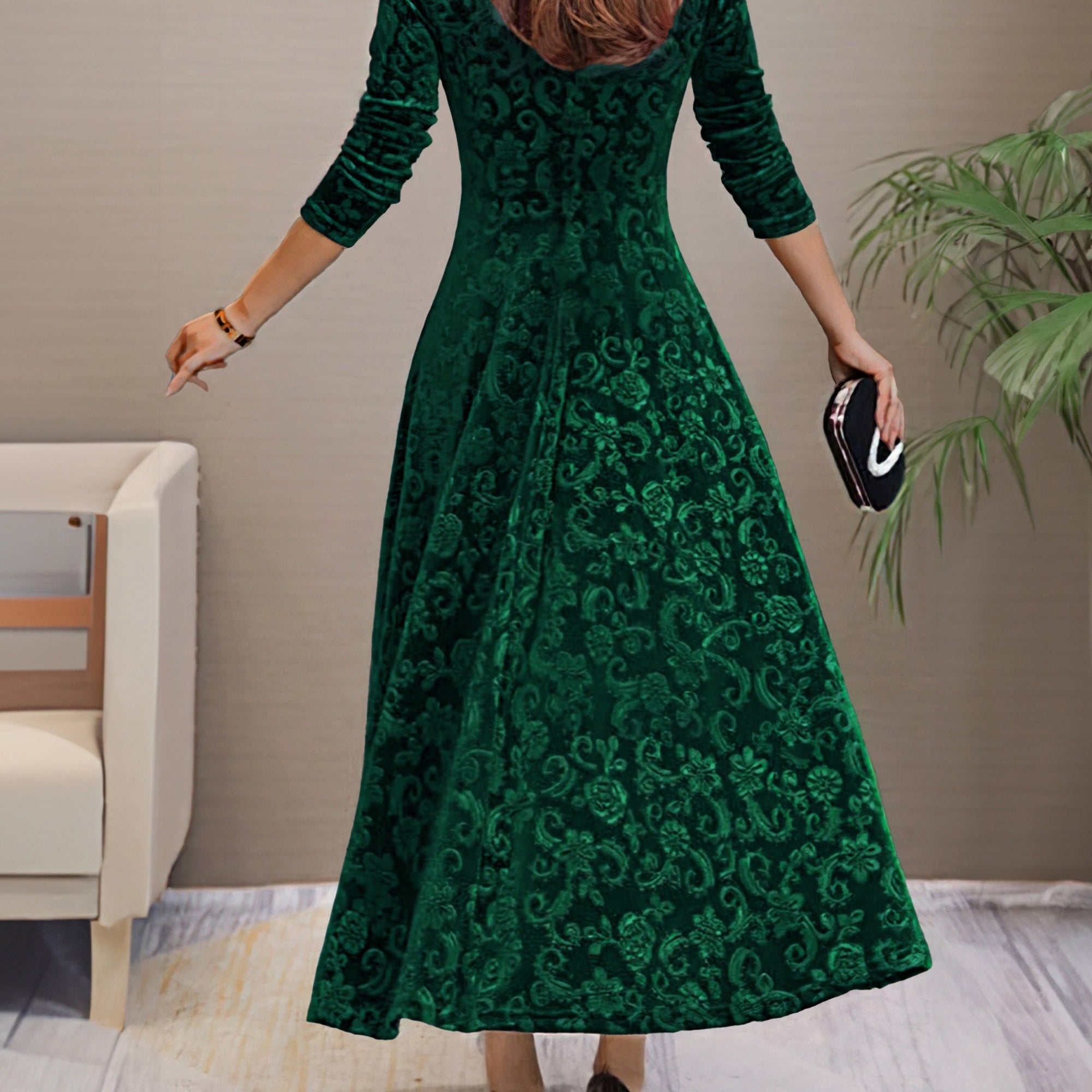 Denise Velvet Elegance Dress