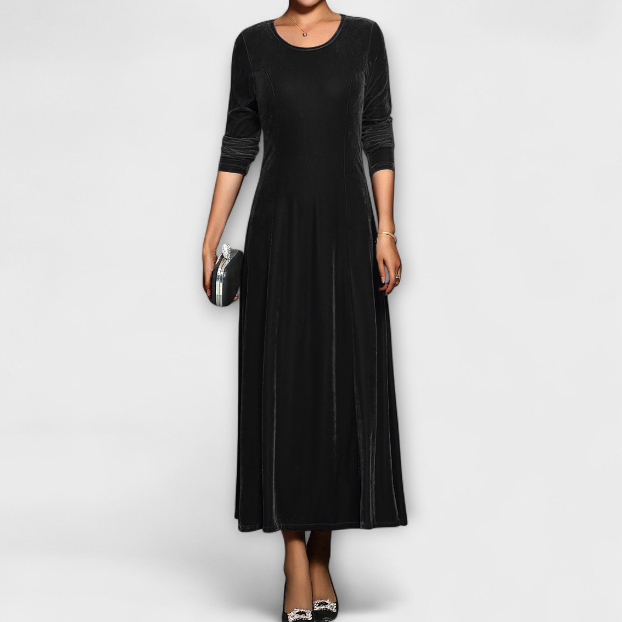 April Soft Velvet Dress — Luxuriously Comfortable & Elegant