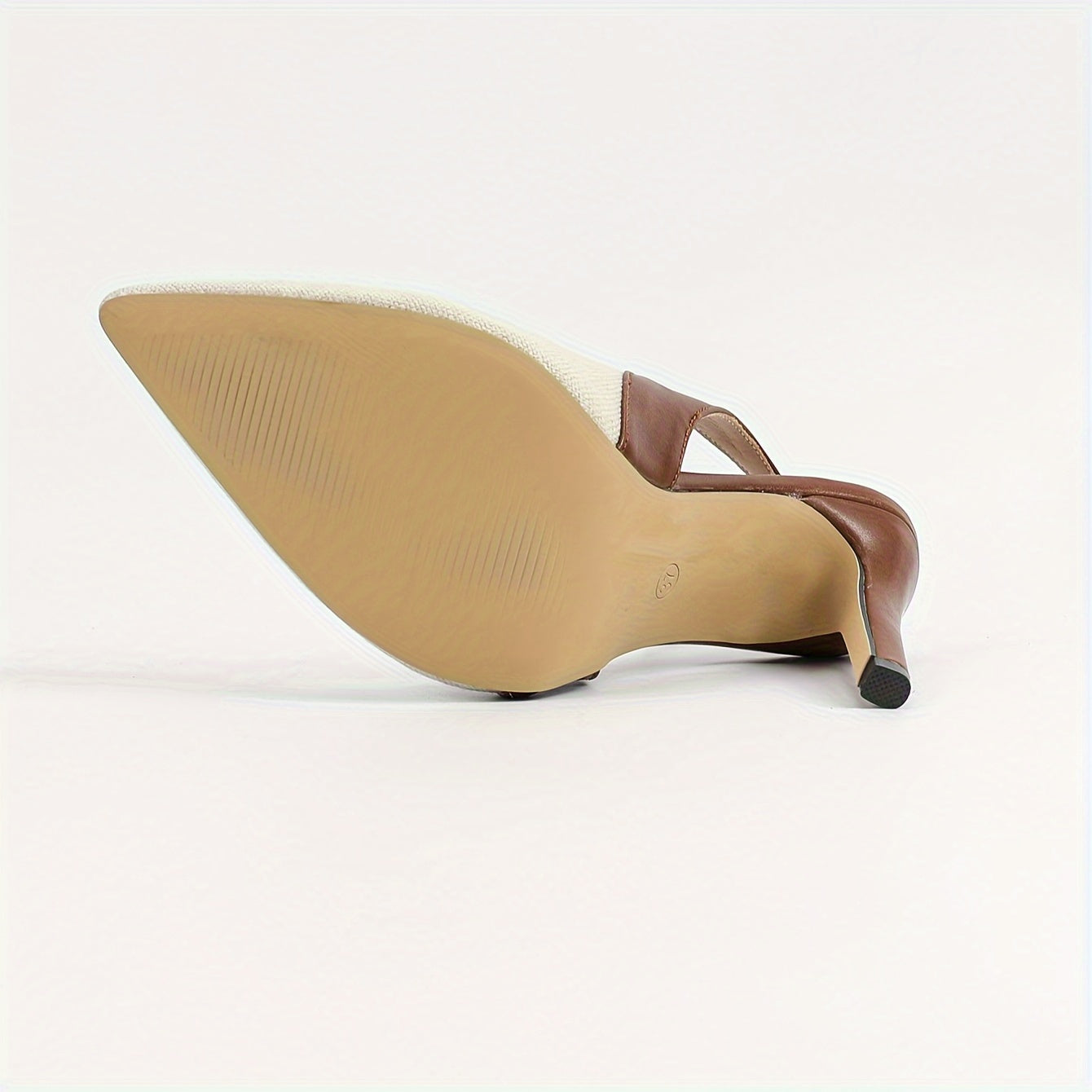 Women's Luxe Contrast Slingback Heels