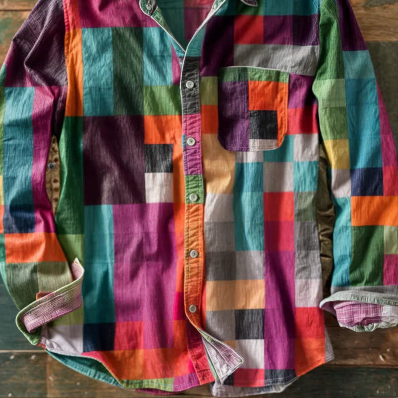 Timeless Elegant blouse with a handy pocket for an effortless, stylish look