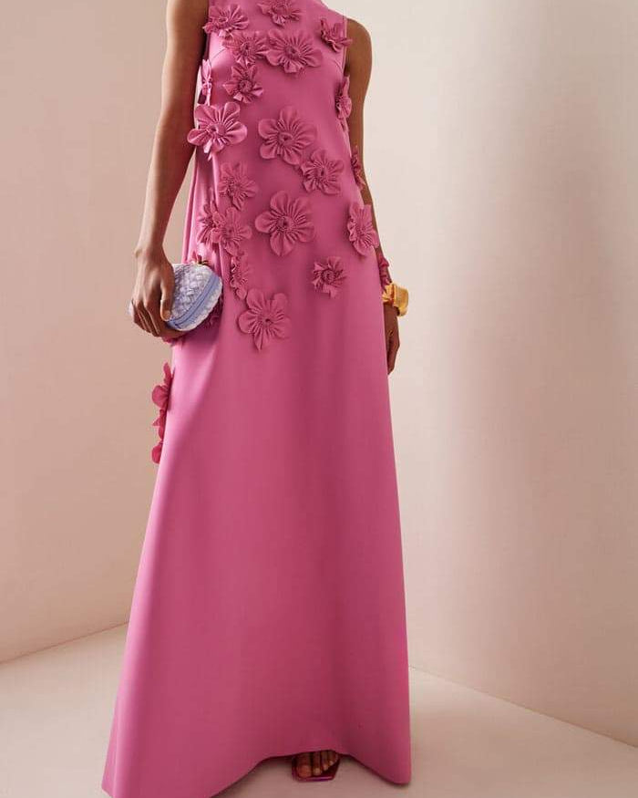 Adeline Blossom Elegance Maxi Dress