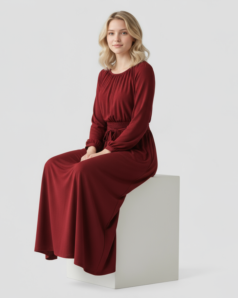 Chic Belted Maxi Dress