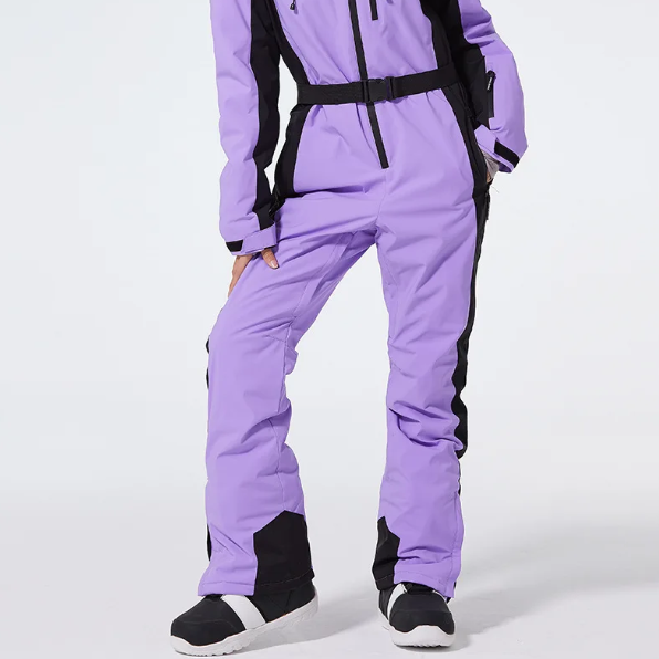Women's One-Piece Ski Suit for Winter Sports – Cozy, Durable Outerwear
