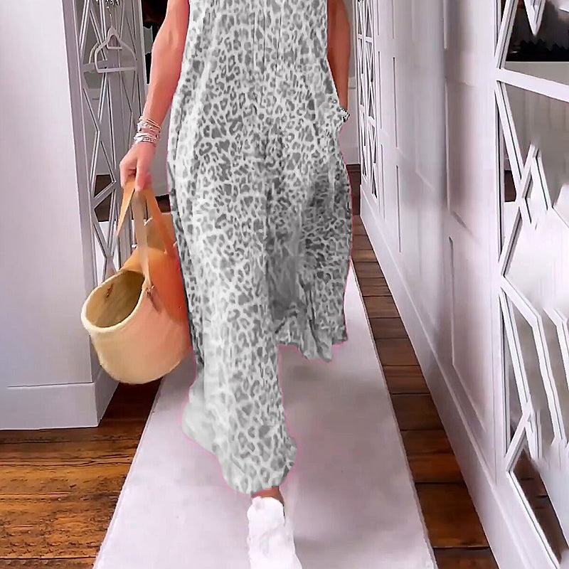 Women's Glaiza V-Neck Maxi Dress - Elegant, Flattering Floor-Length