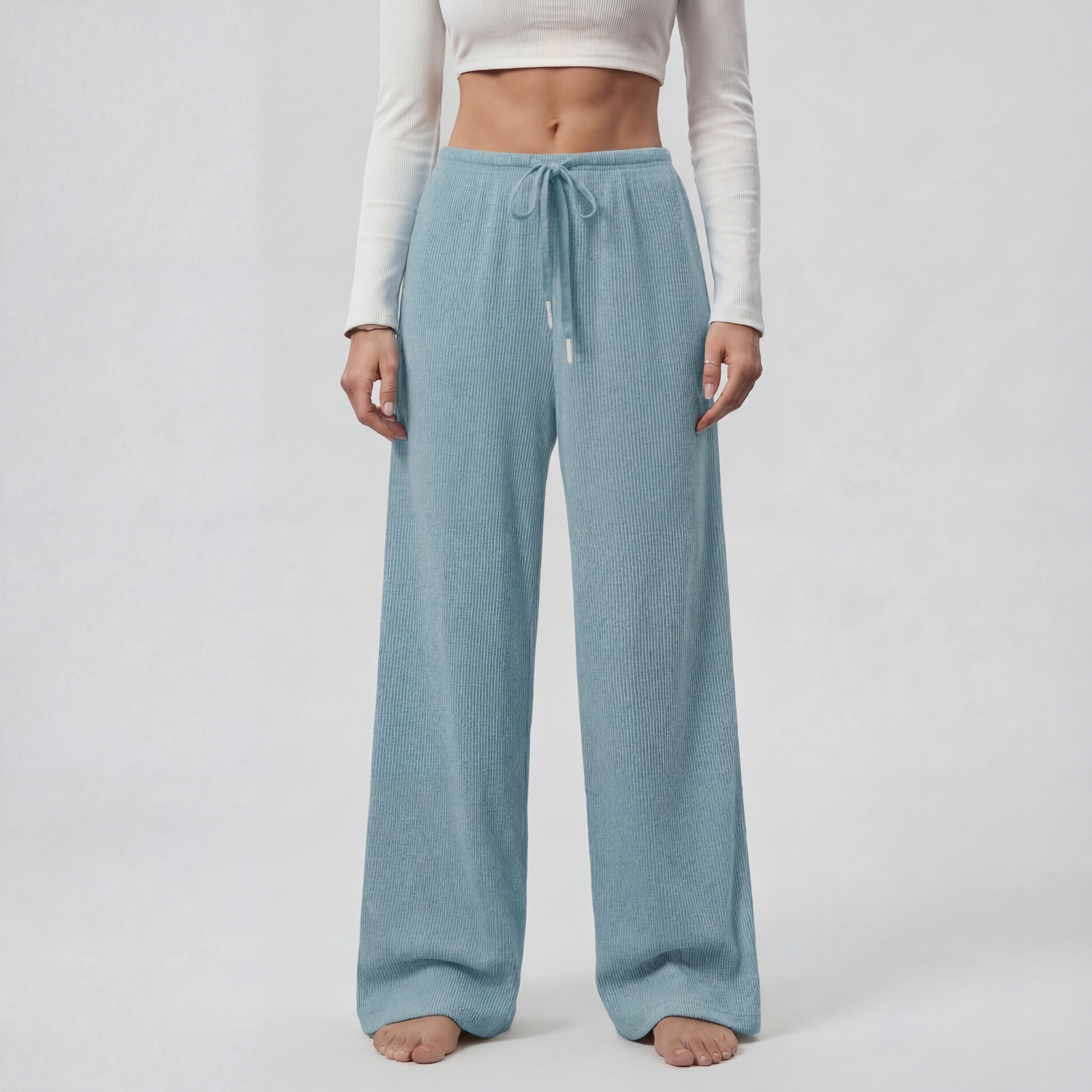 Ultra-Comfort High-Waisted Casual Lounge Pants for Everyday Relaxation