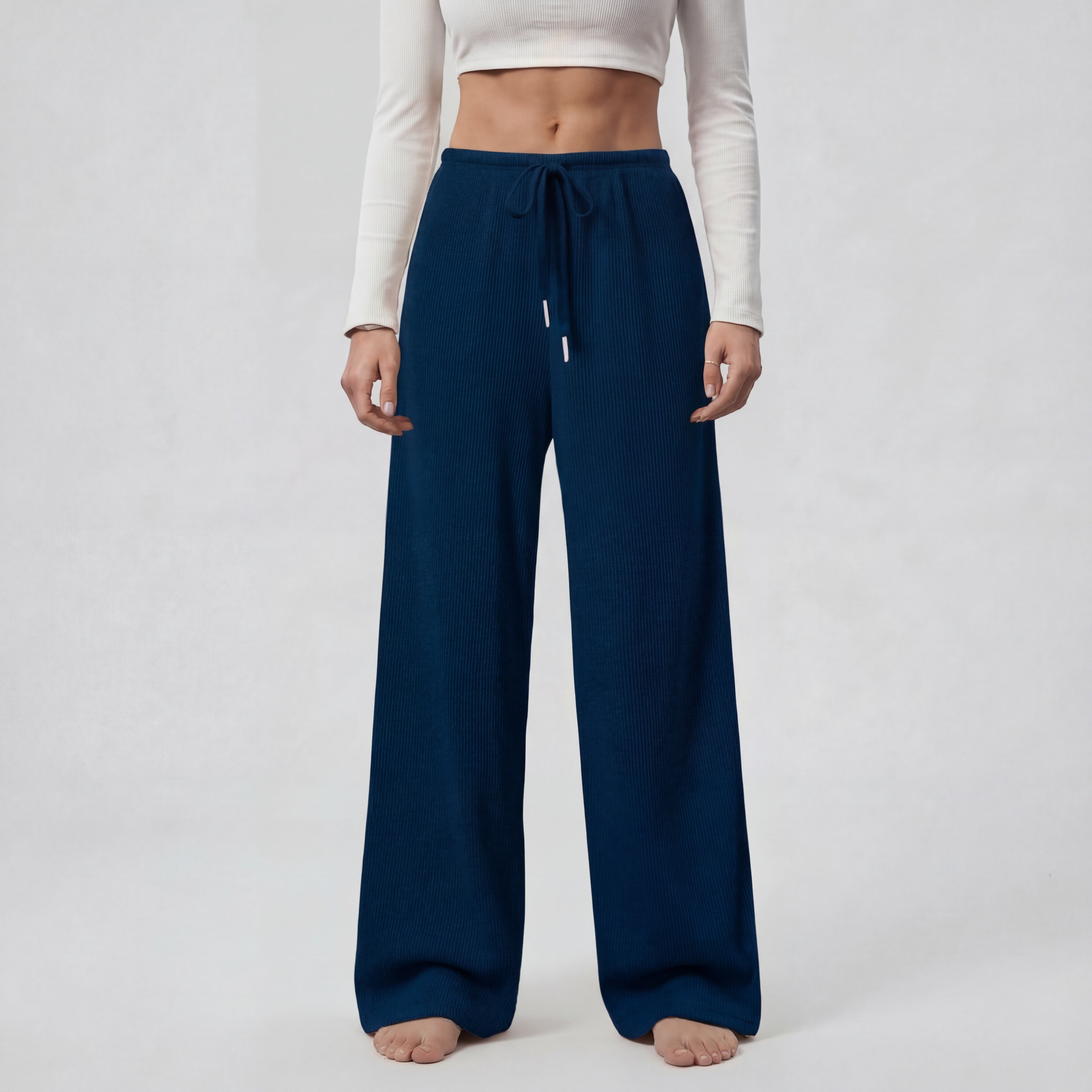 Ultra-Comfort High-Waisted Casual Lounge Pants for Everyday Relaxation