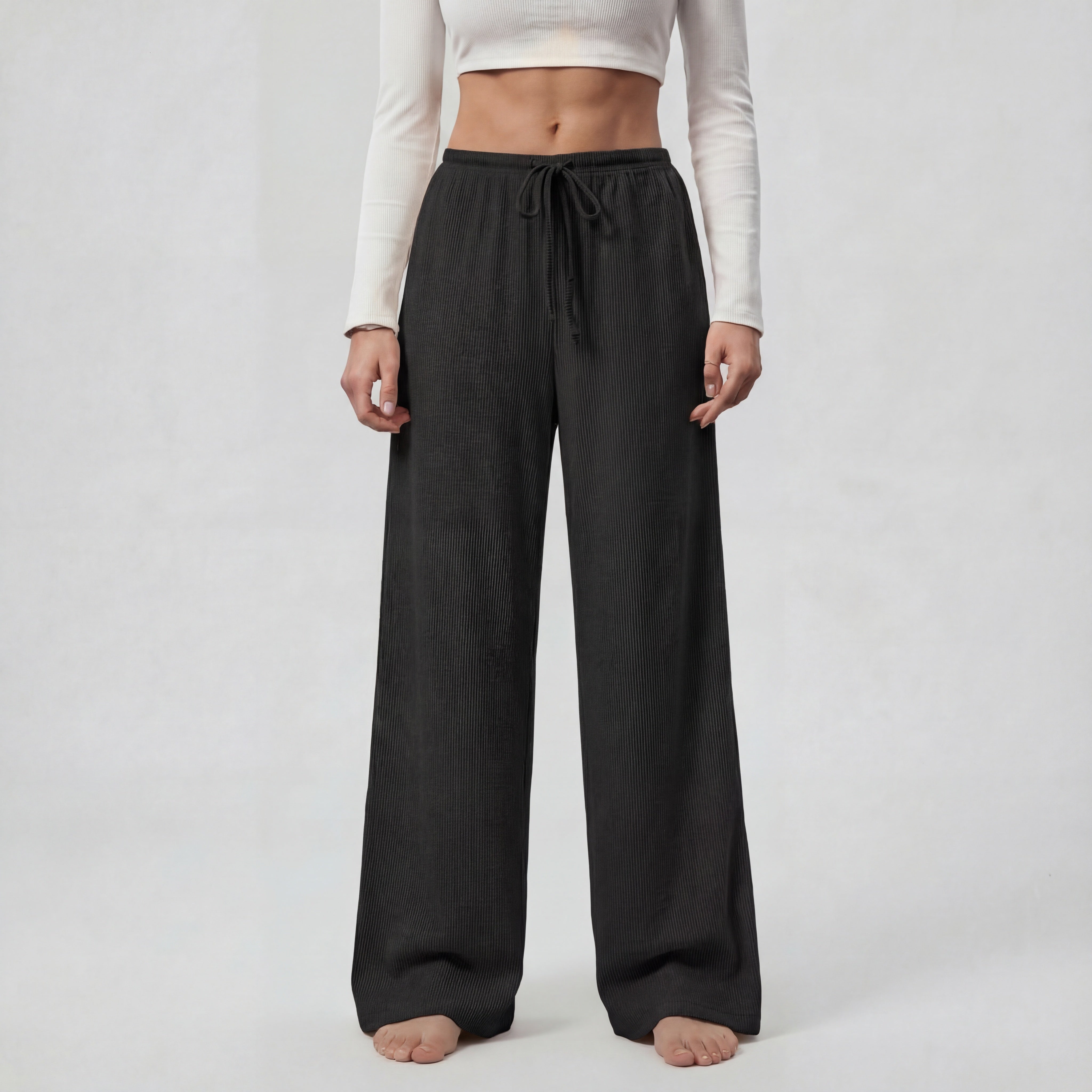 Ultra-Comfort High-Waisted Casual Lounge Pants for Everyday Relaxation