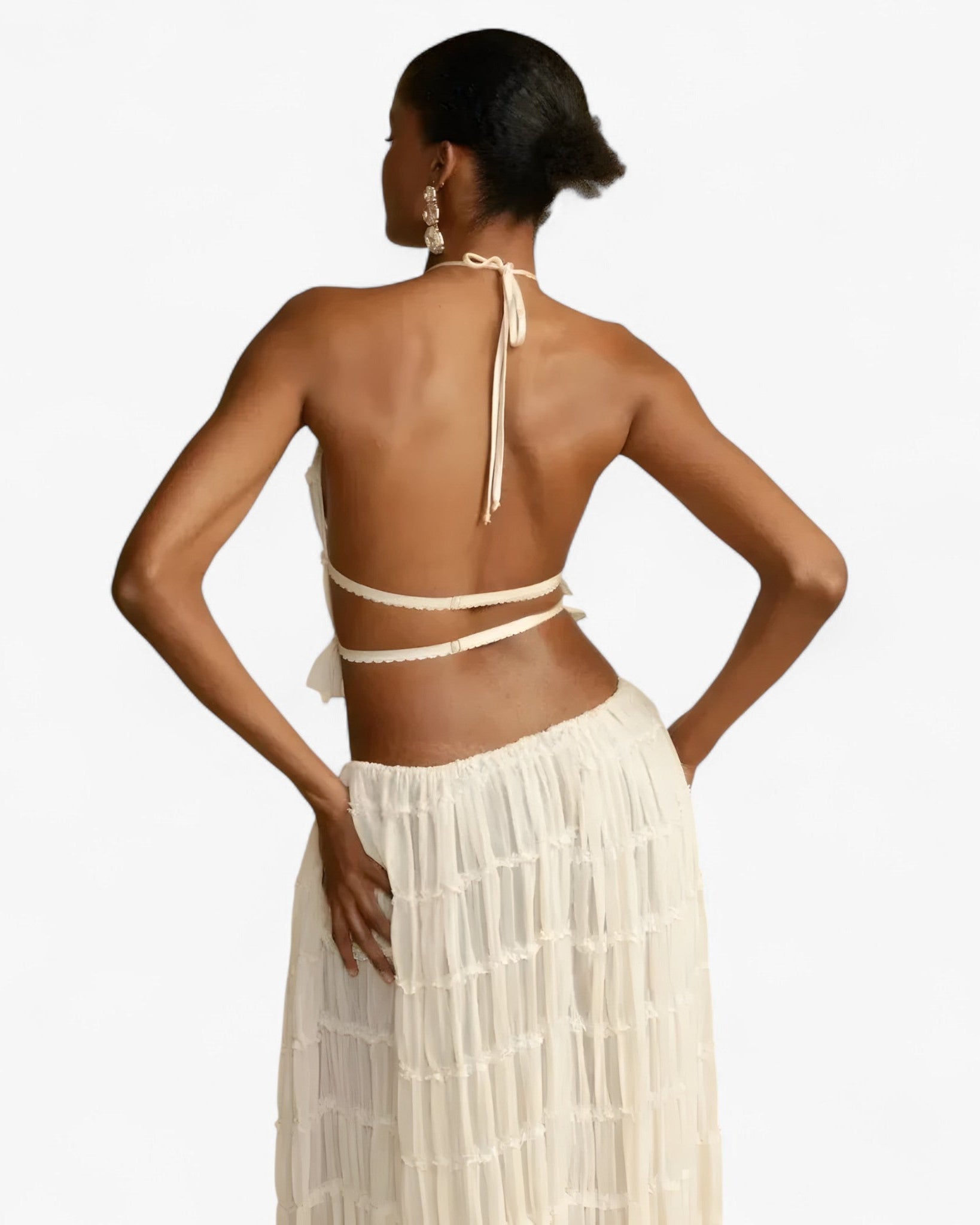 Freya - Sæt plisseret uden ryg - - women's fashion - {{ product_tags }