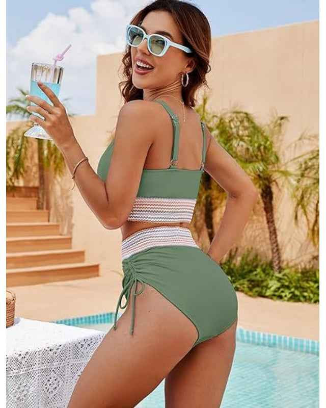 Muse® Bikini-Set mit hohem Bund – schmeichelhafte, elegante Bademode für jeden Körpertyp