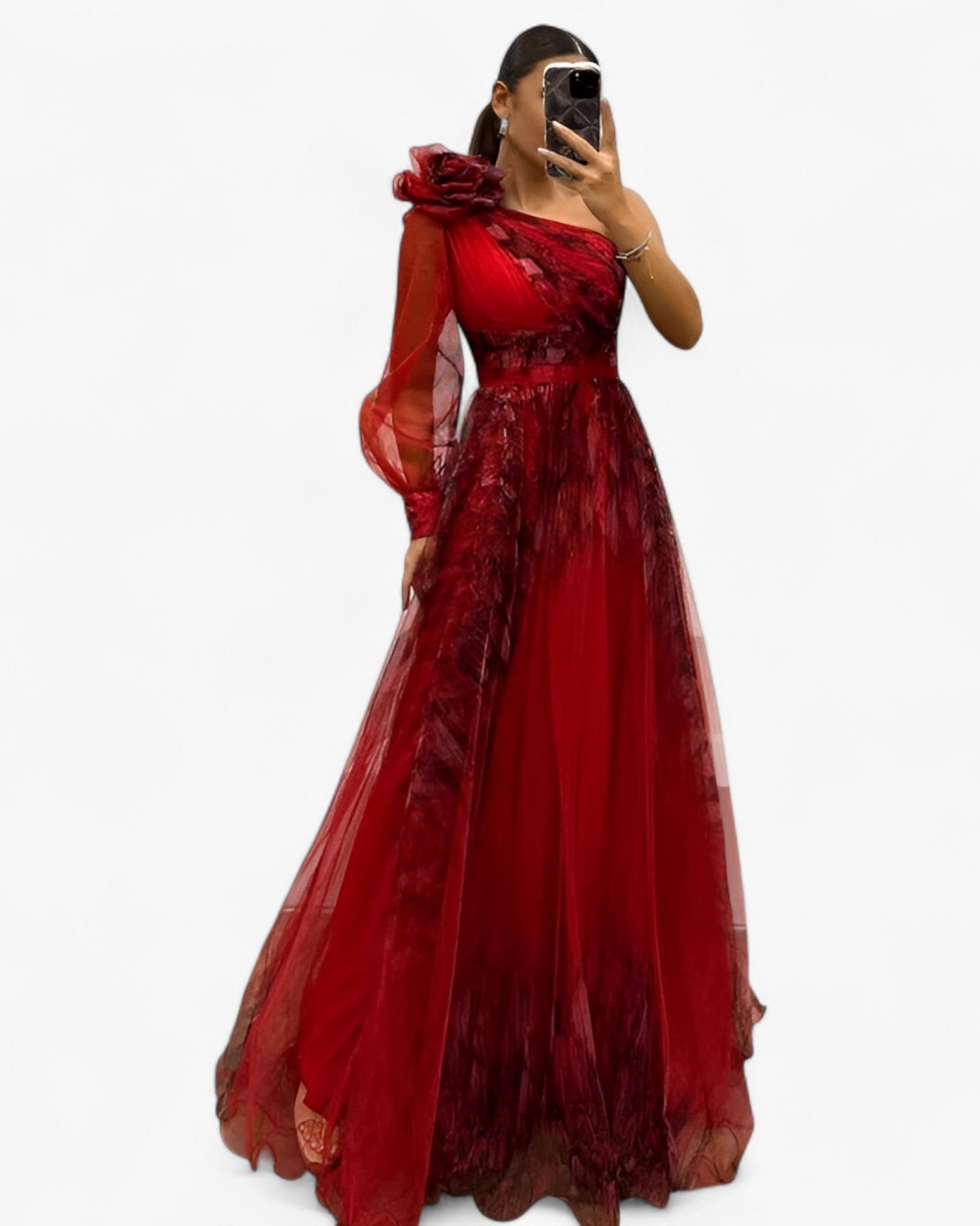 Alma Maxi Dress – Elegant, Unique & Effortlessly Chic Red | Cow Clothing