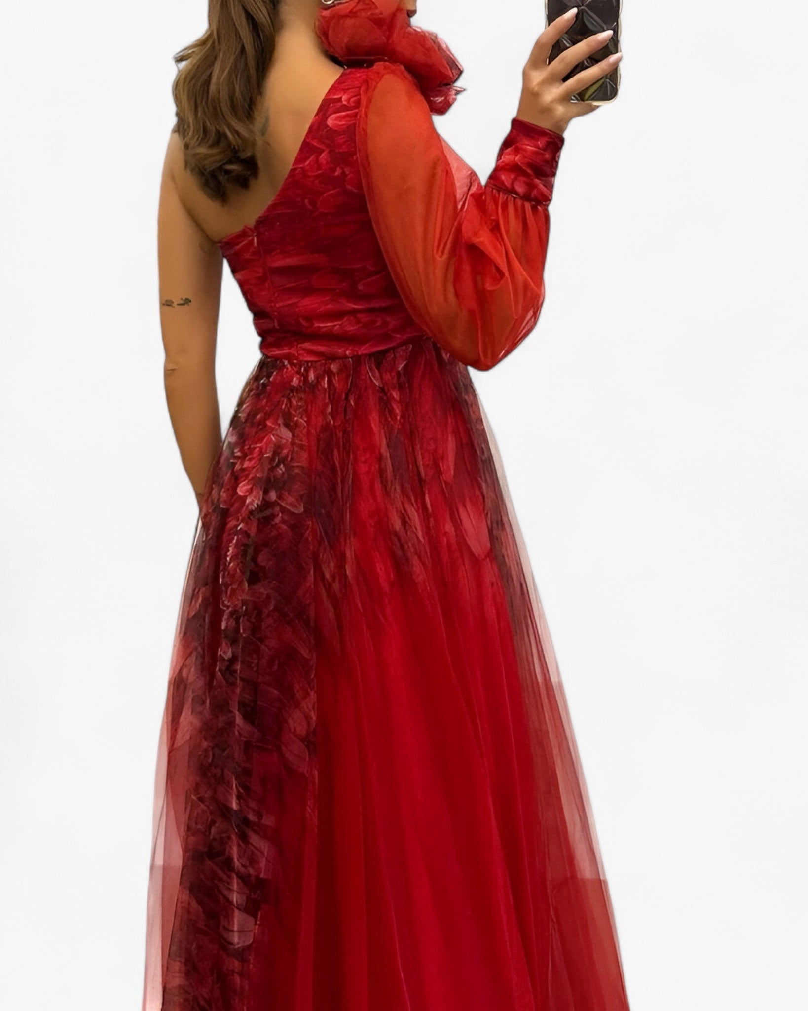 Alma Maxi Dress – Elegant, Unique & Effortlessly Chic Red | Cow Clothing