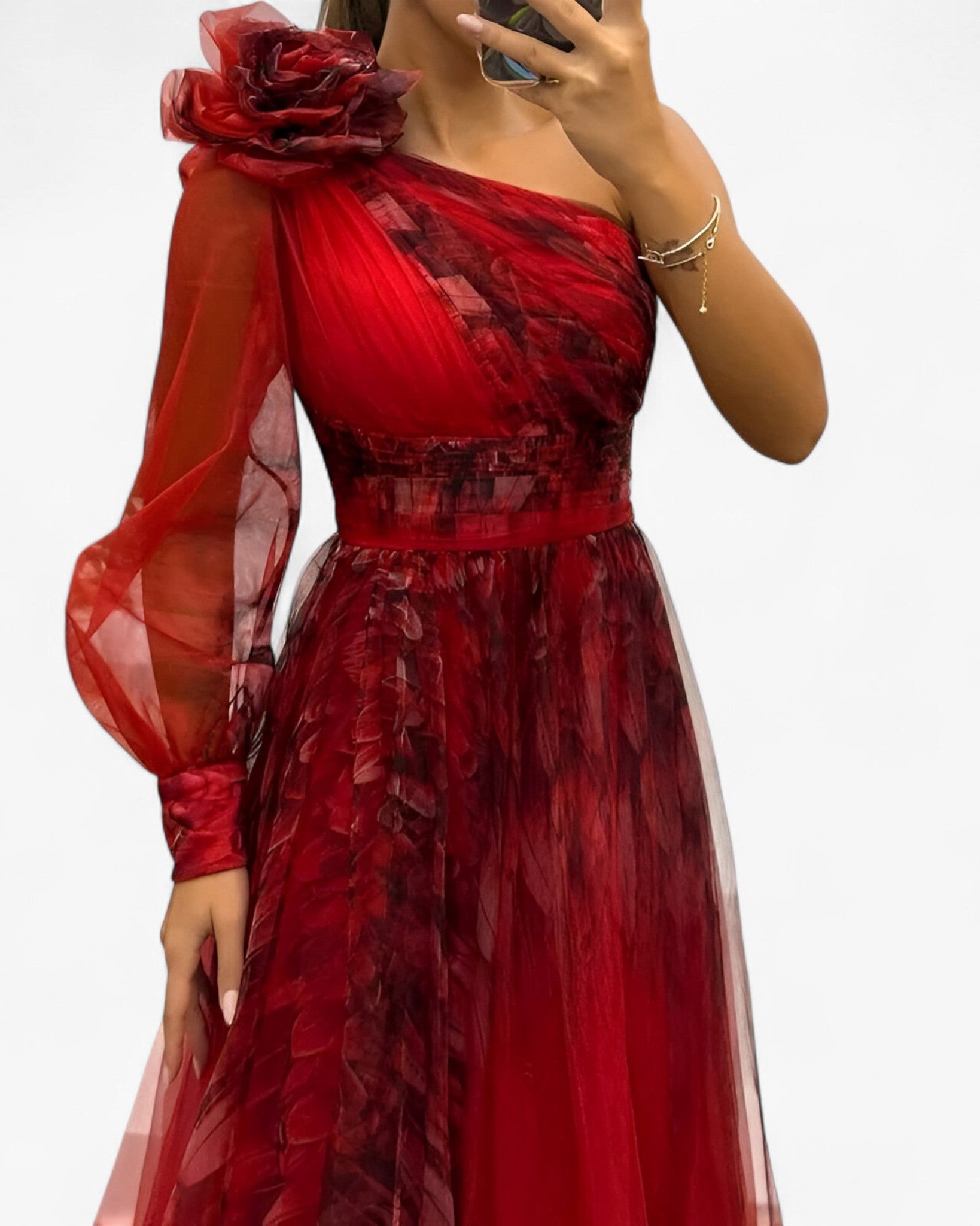 Alma Maxi Dress – Elegant, Unique & Effortlessly Chic Red | Cow Clothing