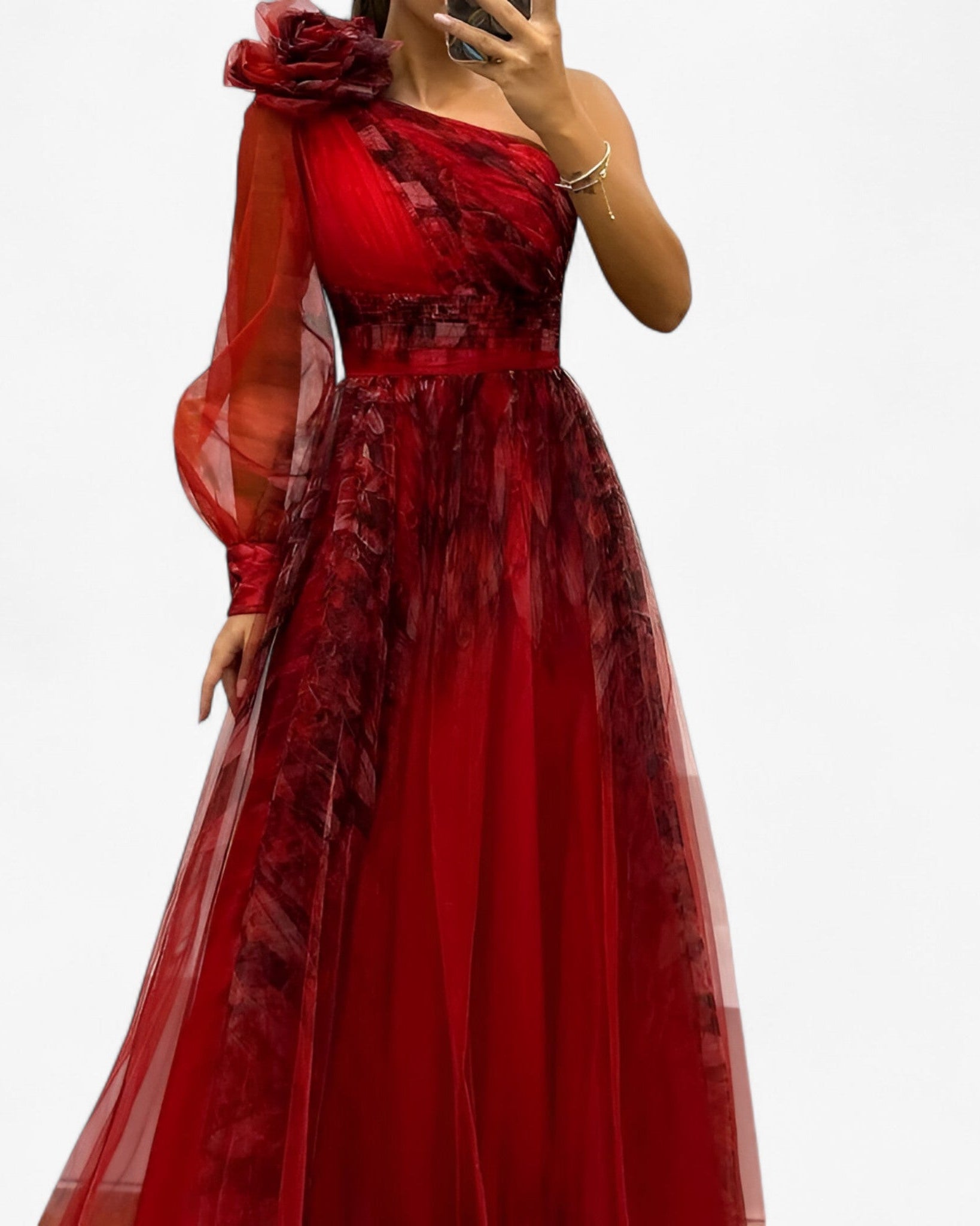 Alma Maxi Dress – Elegant, Unique & Effortlessly Chic Red | Cow Clothing