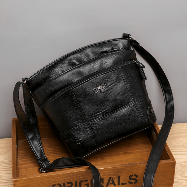 Elegant Vintage Shoulder Bag with Rich Patina and Timeless Style