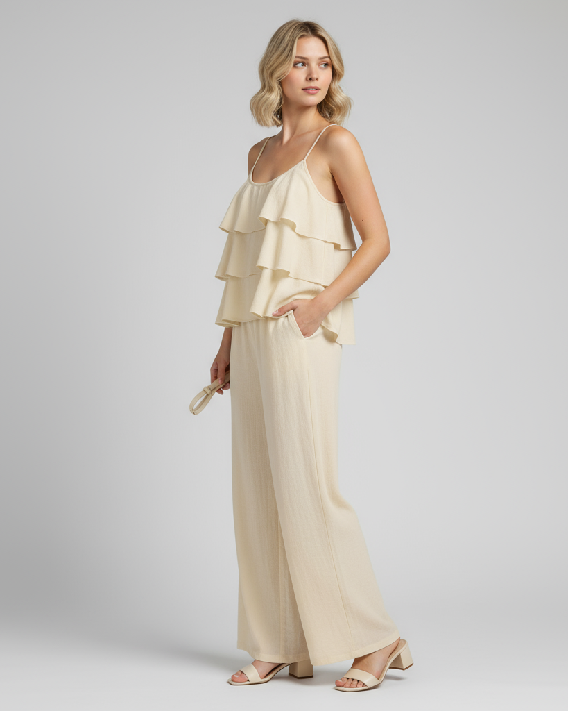Caterina | Kvinders Elegant Koordineret Sæt - - Jakkesæt & Blazere - {{ product_tags }