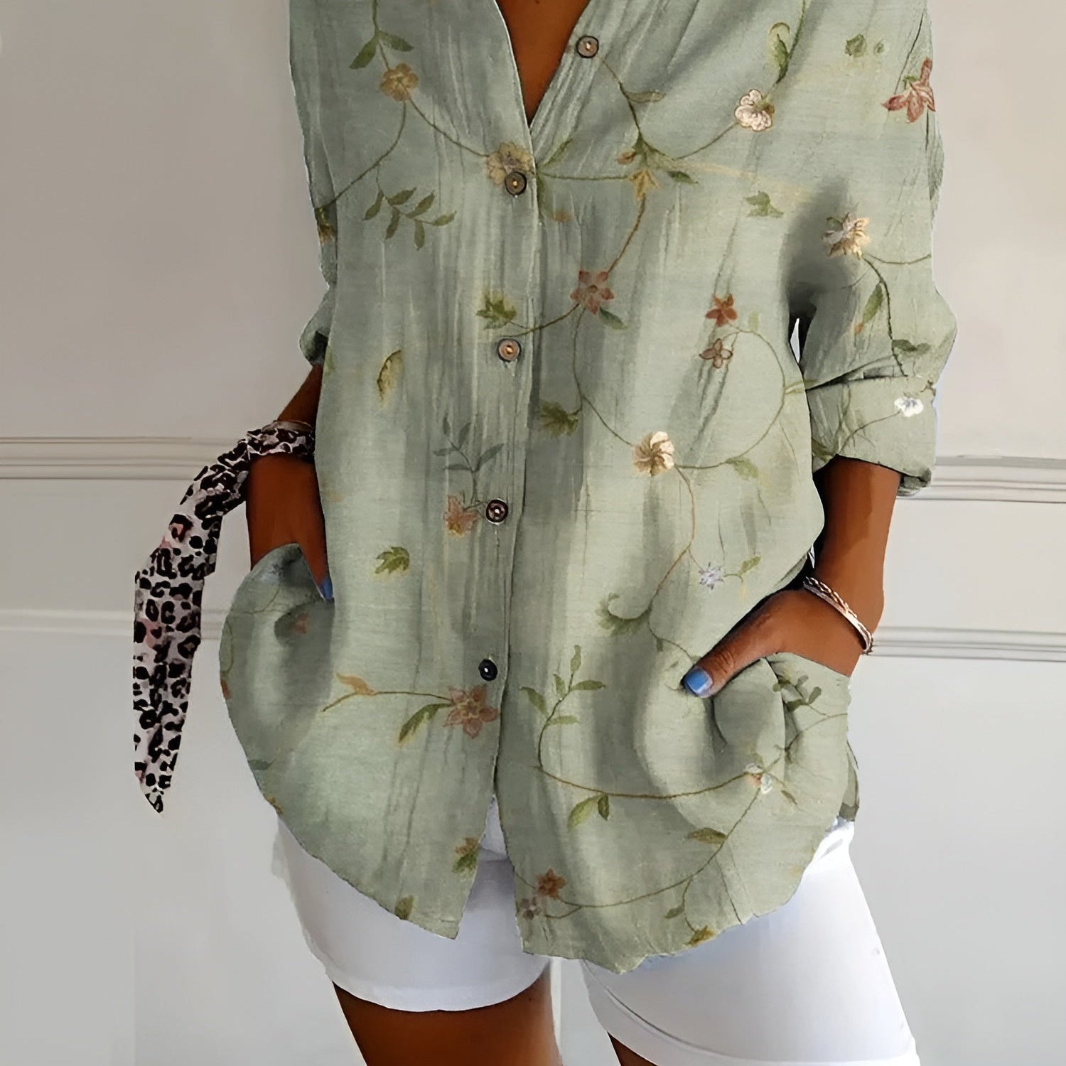 Maia | Floral Summer Blouse