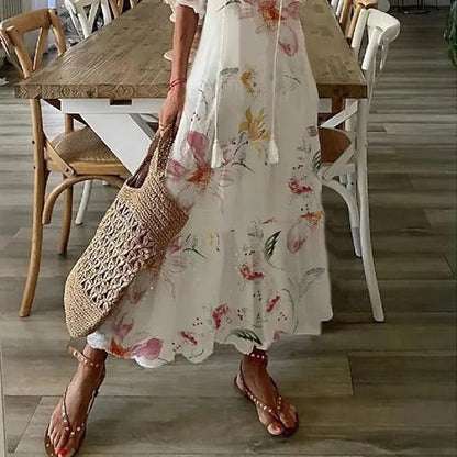 ARIA | Boho Tummy Coverage Dress