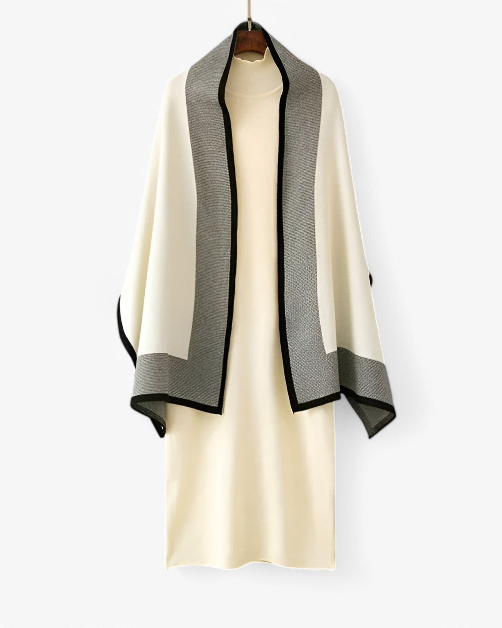 Vivian | Prescott Strikket 2-delt Sæt - Hvid - women's fashion - {{ product_tags }