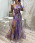 Women's Enchanting One-Shoulder Dress