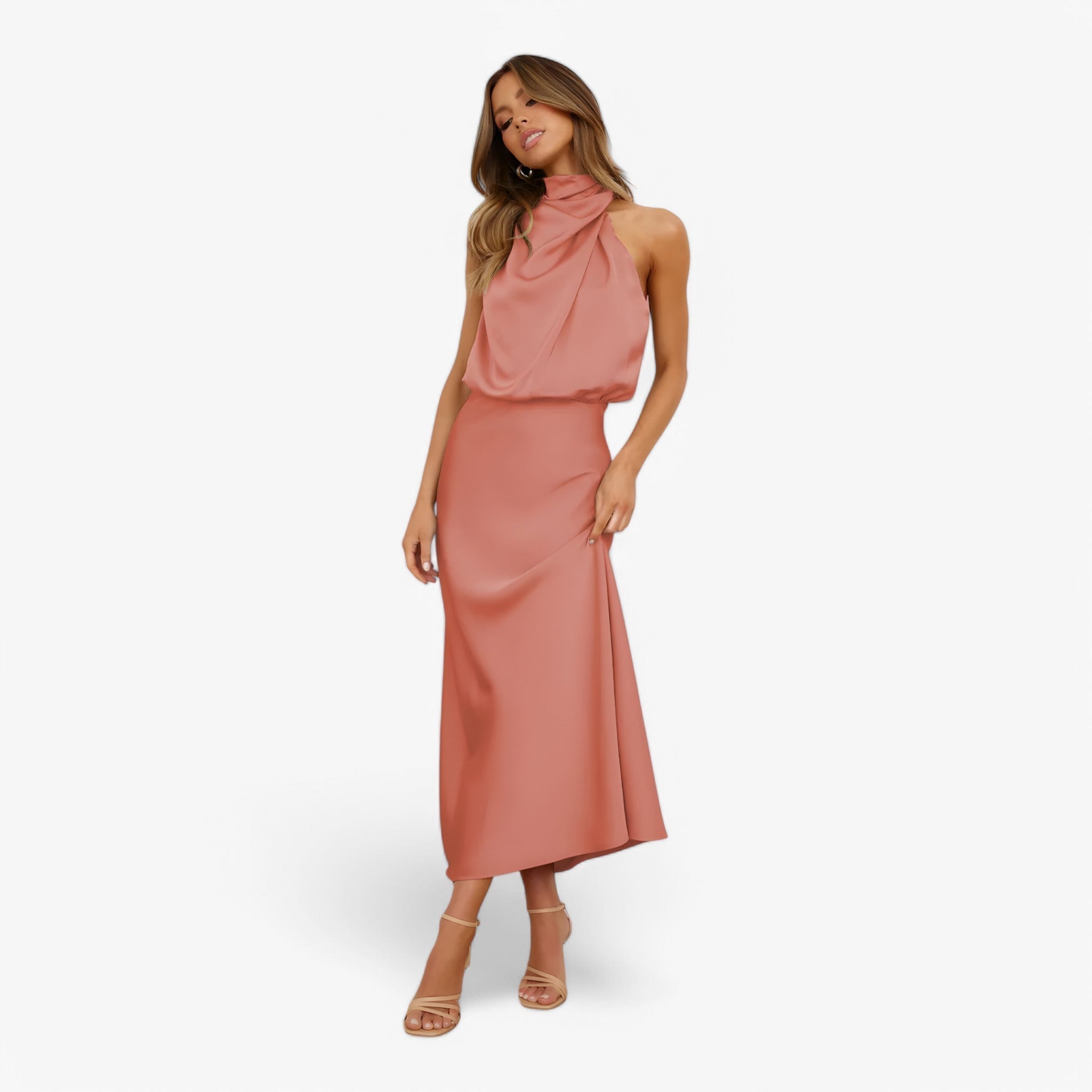 Vivienne Satin Dress — Refined Elegance, Timeless Allure