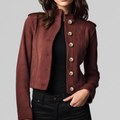 Women's Tailored Button-Front Jacket