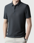 Men's Silk Polo with Anti-Stain Protection