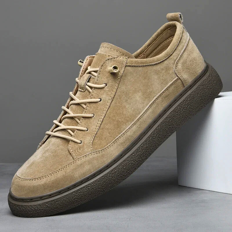 Suede Sneakers - Premium Soft Suede Trainers for Everyday Style