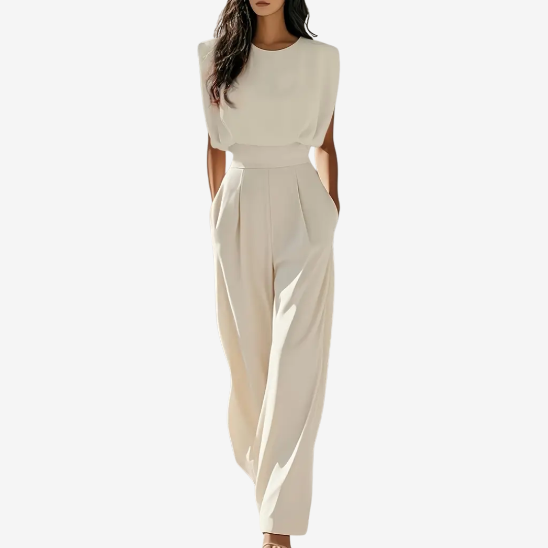 Women's Belted Jumpsuit