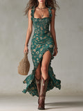 Annalise™ | Boho Retro Maxi Dress