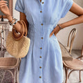 Women's Effortless Casual Striped Dress for Everyday Style