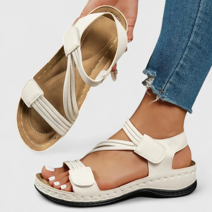 Women's Adjustable Cross-Strap Open-Toe Sandals