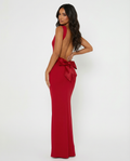 Women's Backless Maxi Dress – Sleek, Showstopping Style