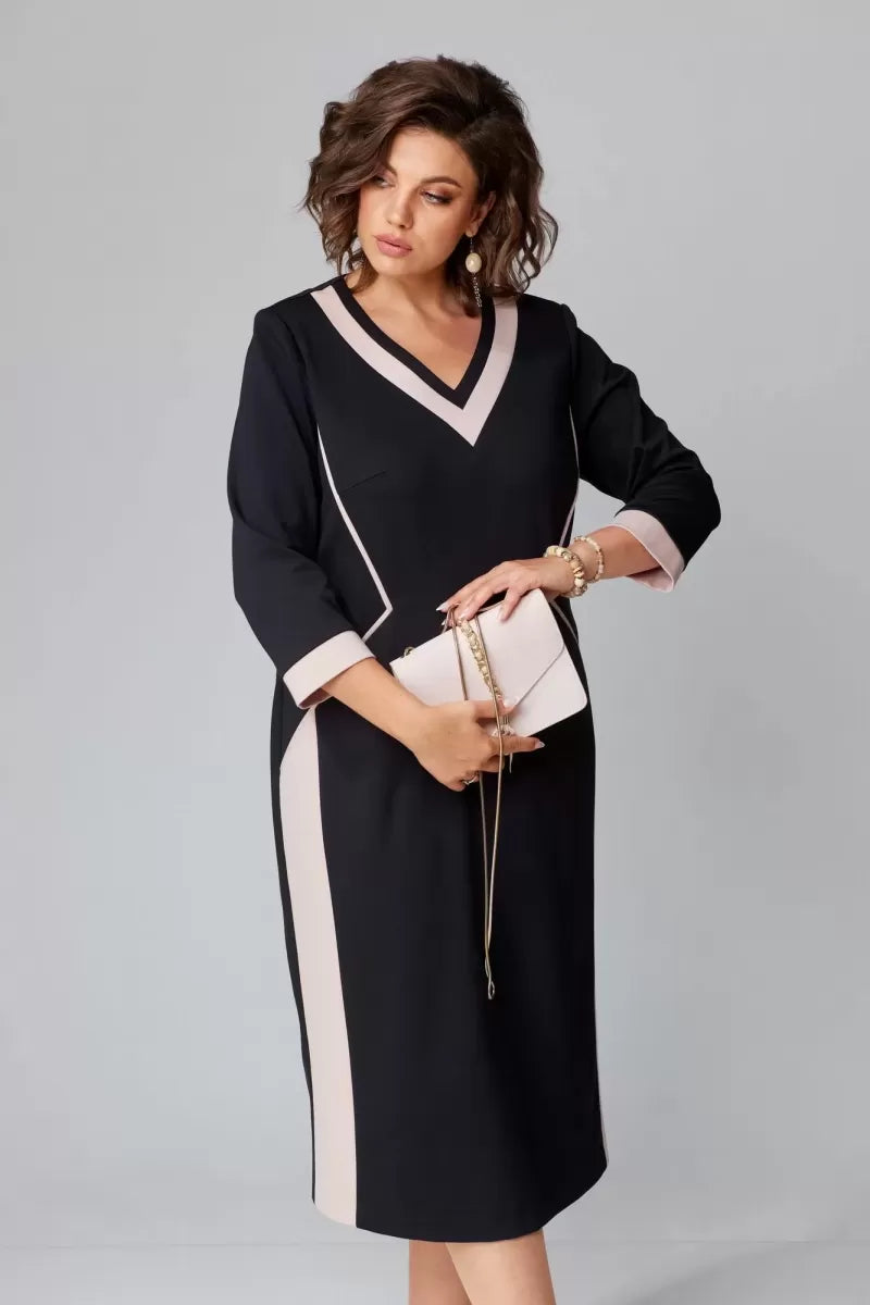 Alexa Timeless V-Neck Dress | Cow Clothing