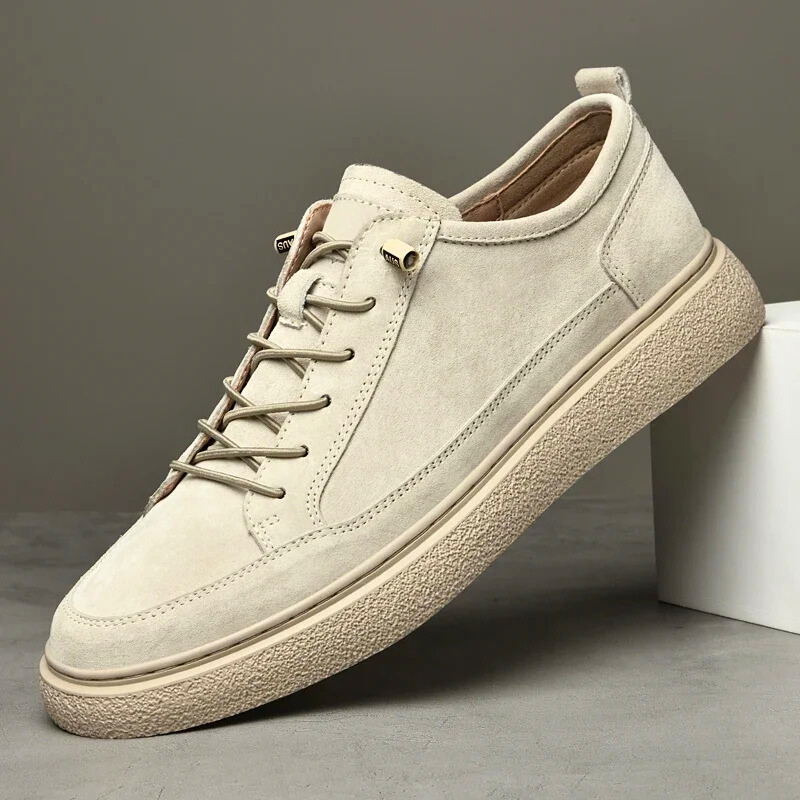 Suede Sneakers - Premium Soft Suede Trainers for Everyday Style