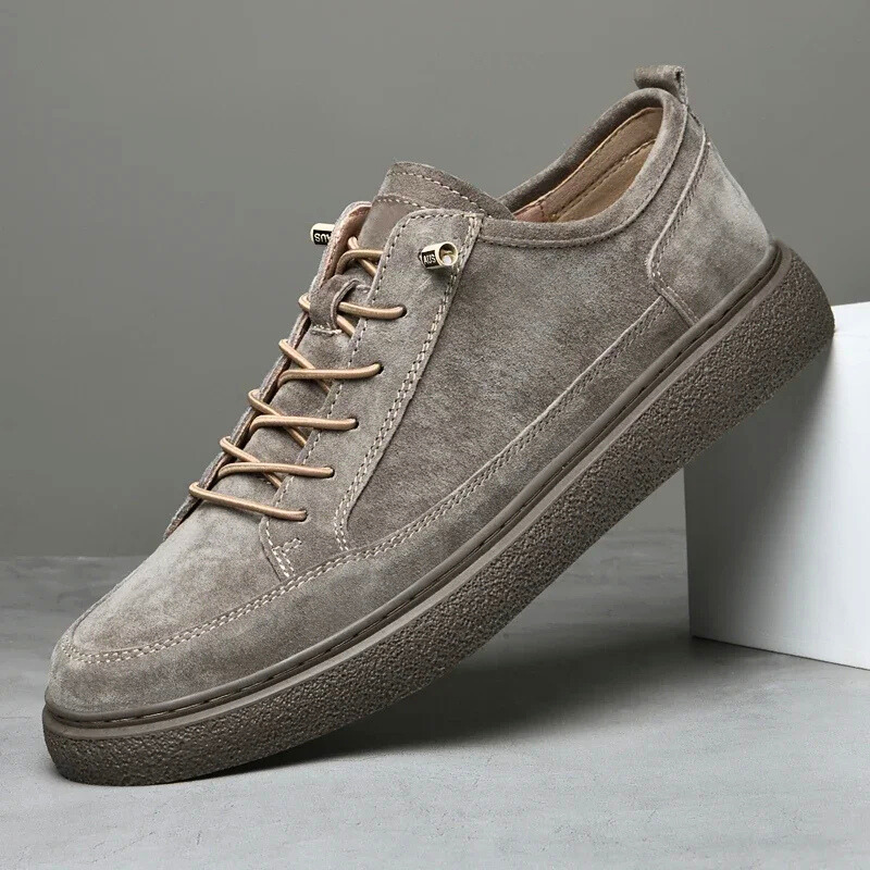 Suede Sneakers - Premium Soft Suede Trainers for Everyday Style