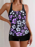 Elena Tankini-Set mit Blumenmuster – Lebhafte, schmeichelhafte Strandbademode