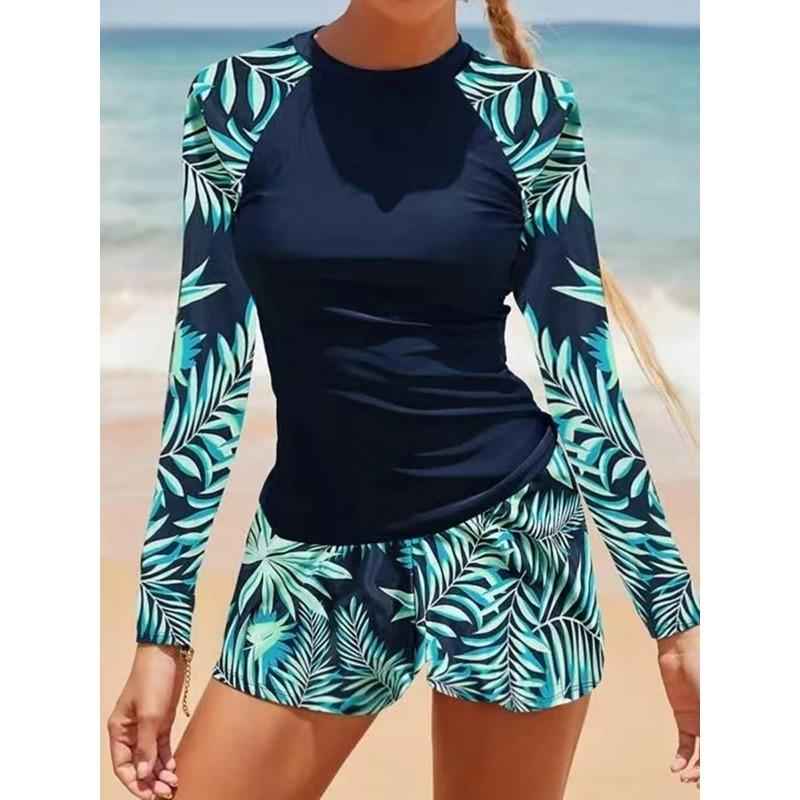 Noa Langarm-Zweiteiliger Surf-Badeanzug – Sonnenschutz, flexibel, wellenbereit