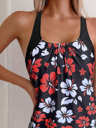 Elena Tankini-Set mit Blumenmuster – Lebhafte, schmeichelhafte Strandbademode