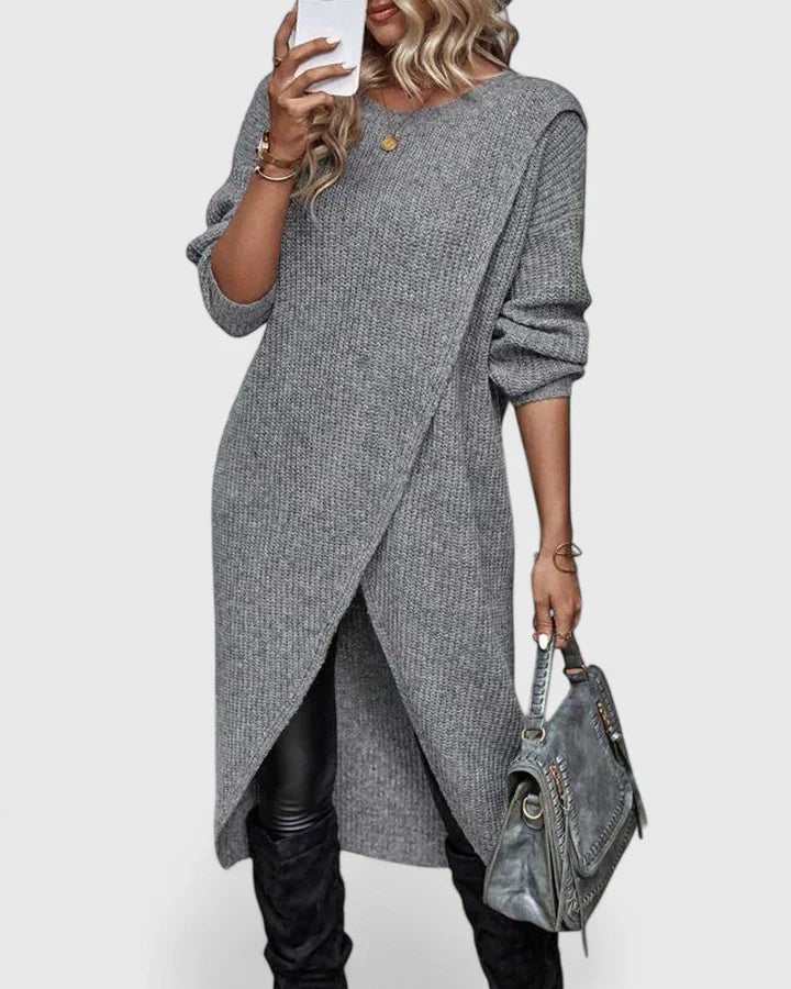 Women's Timeless Elegant Knit Sweater Dress